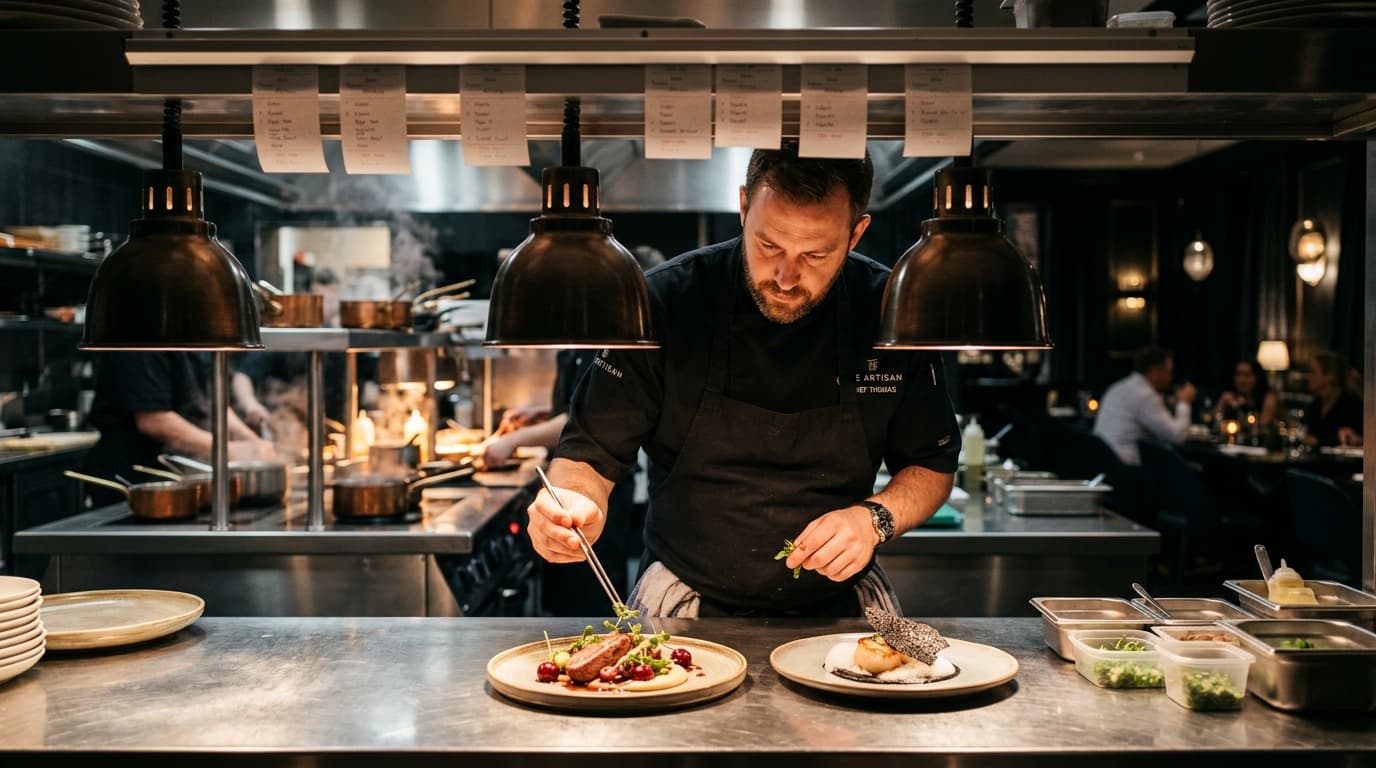 Food and Beverage Web Design & Kitchen System